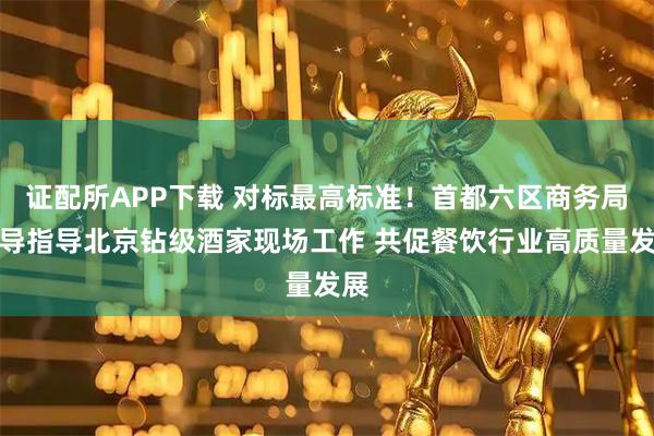 证配所APP下载 对标最高标准！首都六区商务局领导指导北京钻级酒家现场工作 共促餐饮行业高质量发展